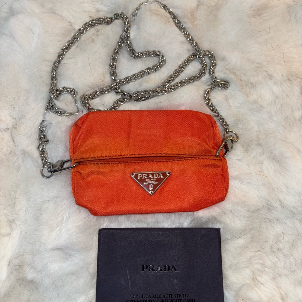 Prada Orange Crossbody Bag